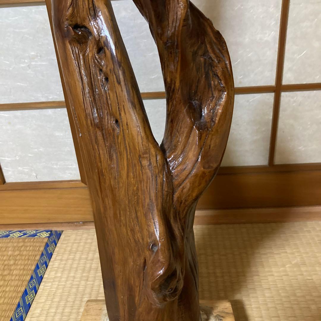 ①木のインテリア置物