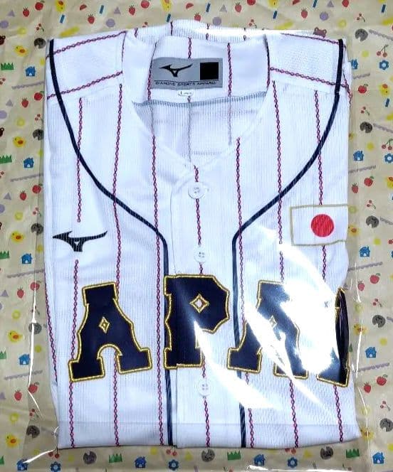 WBC 侍ジャパン 日本代表 ホーム レプリカユニフォーム 白Lサイズ中古品