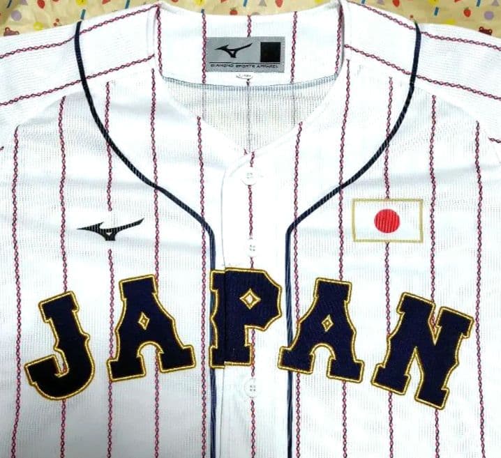 WBC 侍ジャパン 日本代表 ホーム レプリカユニフォーム 白Lサイズ中古品