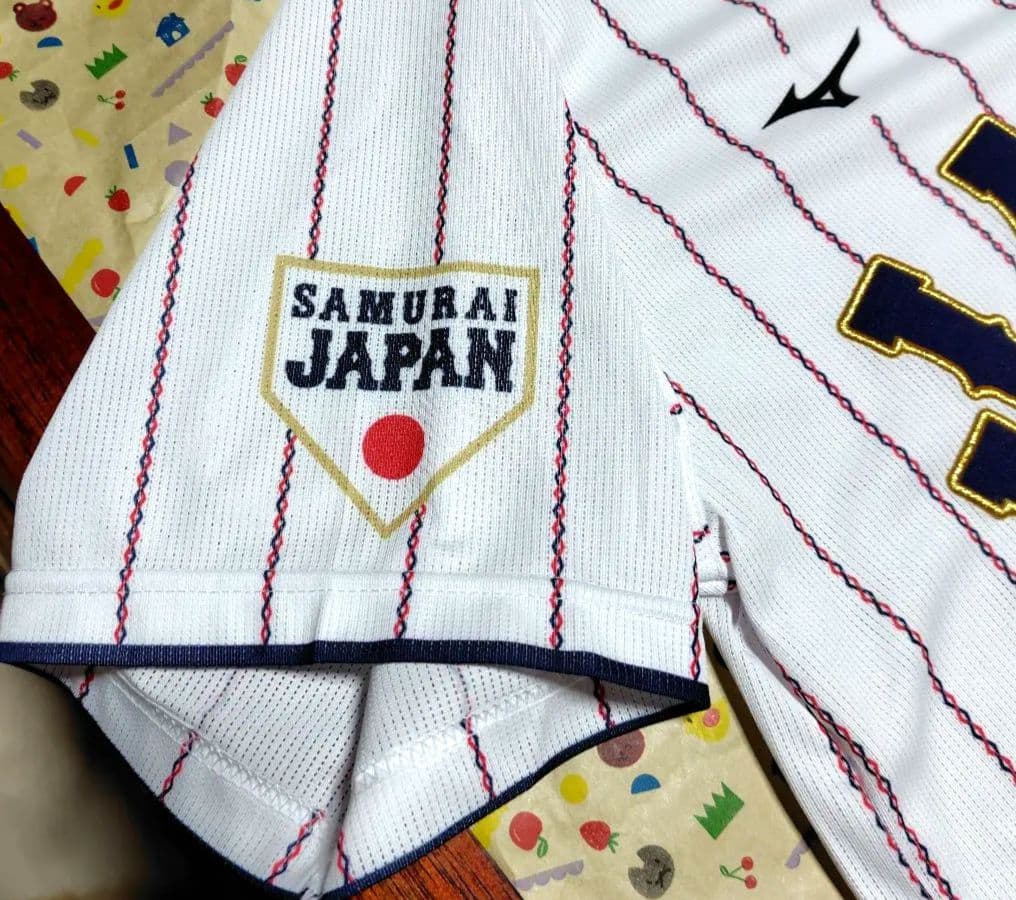 WBC 侍ジャパン 日本代表 ホーム レプリカユニフォーム 白Lサイズ中古品