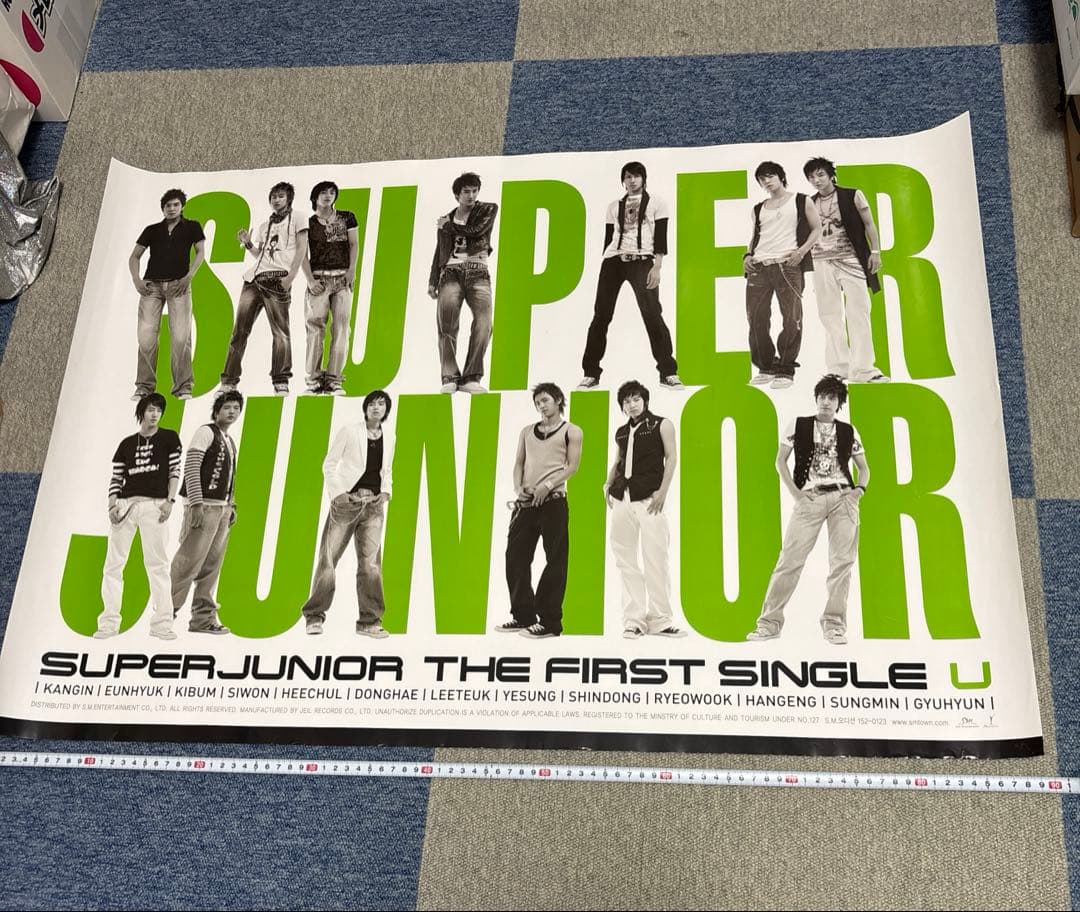 スーパージュニア　公式ポスター9枚　2006年から　super junior