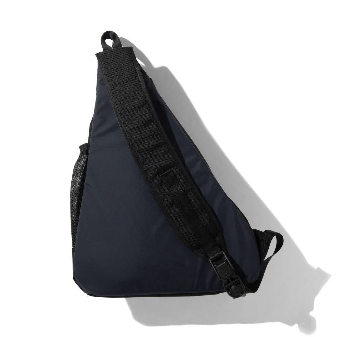 FLATLUX Days Sling Bag黒 メッシュポケット付き