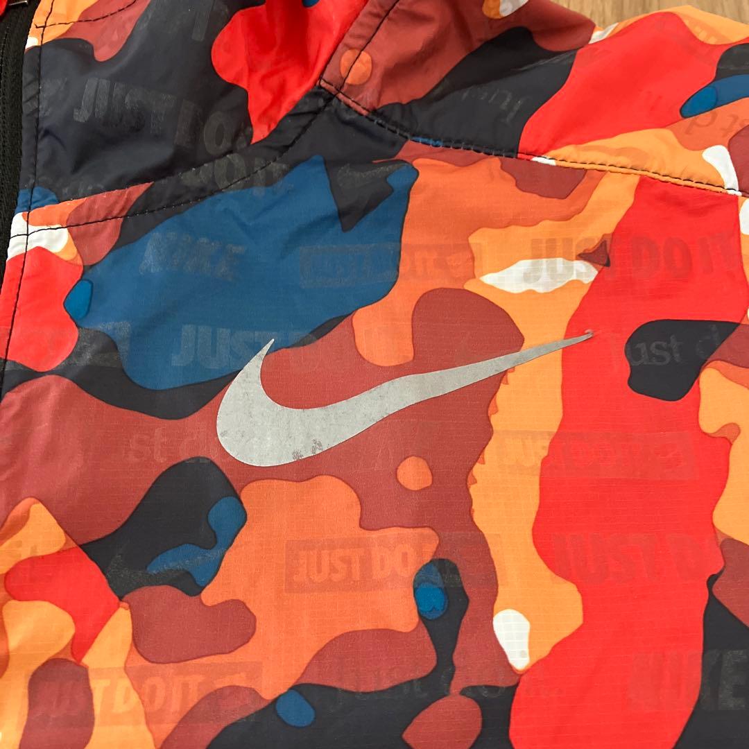 【訳あり】Nike オレンジカモフラージュジャケット