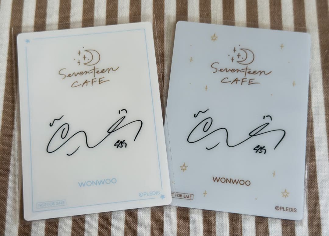 SEVENTEEN ウォヌ セブチカフェ 2021 特典 トレカ 2枚セット①