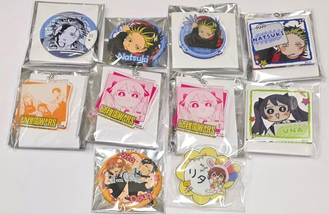 幼稚園WARS 缶バ・アクキーなど30点セット リタ ダグ ルーク ヨシテル 他