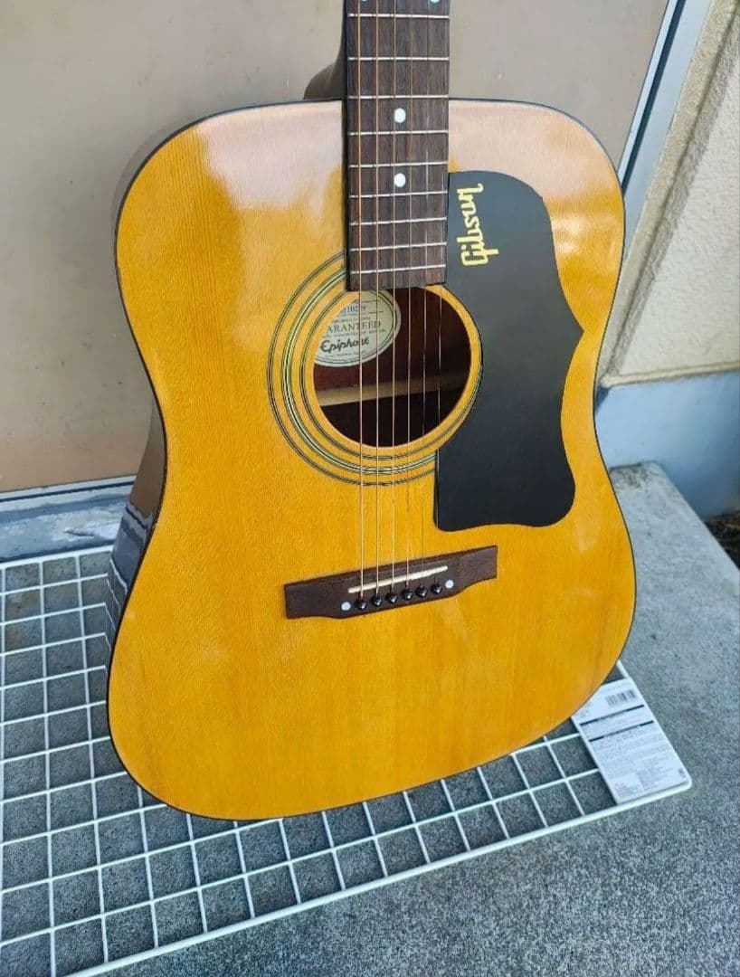 美品 Epiphone DR-100 NA コンタクトPU２個搭載 エレアコ