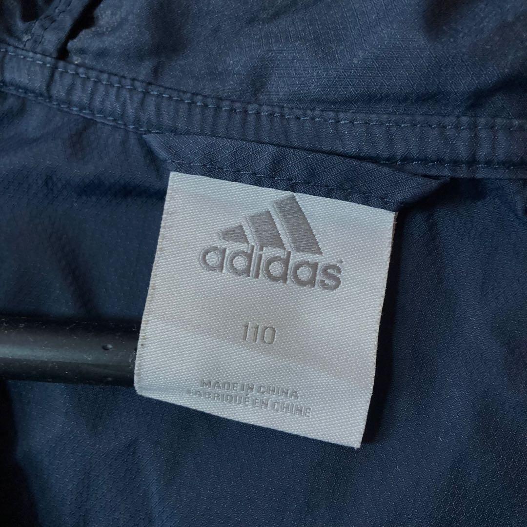 adidas レアルマドリード ナイロンジャケット スペインサッカー チームロゴ