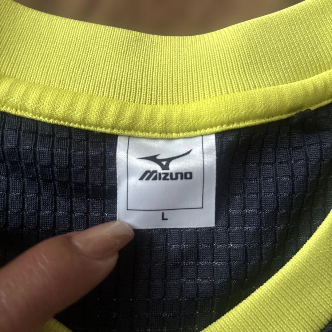 Mizuno NXTテニスウェア Lサイズ 黒/黄