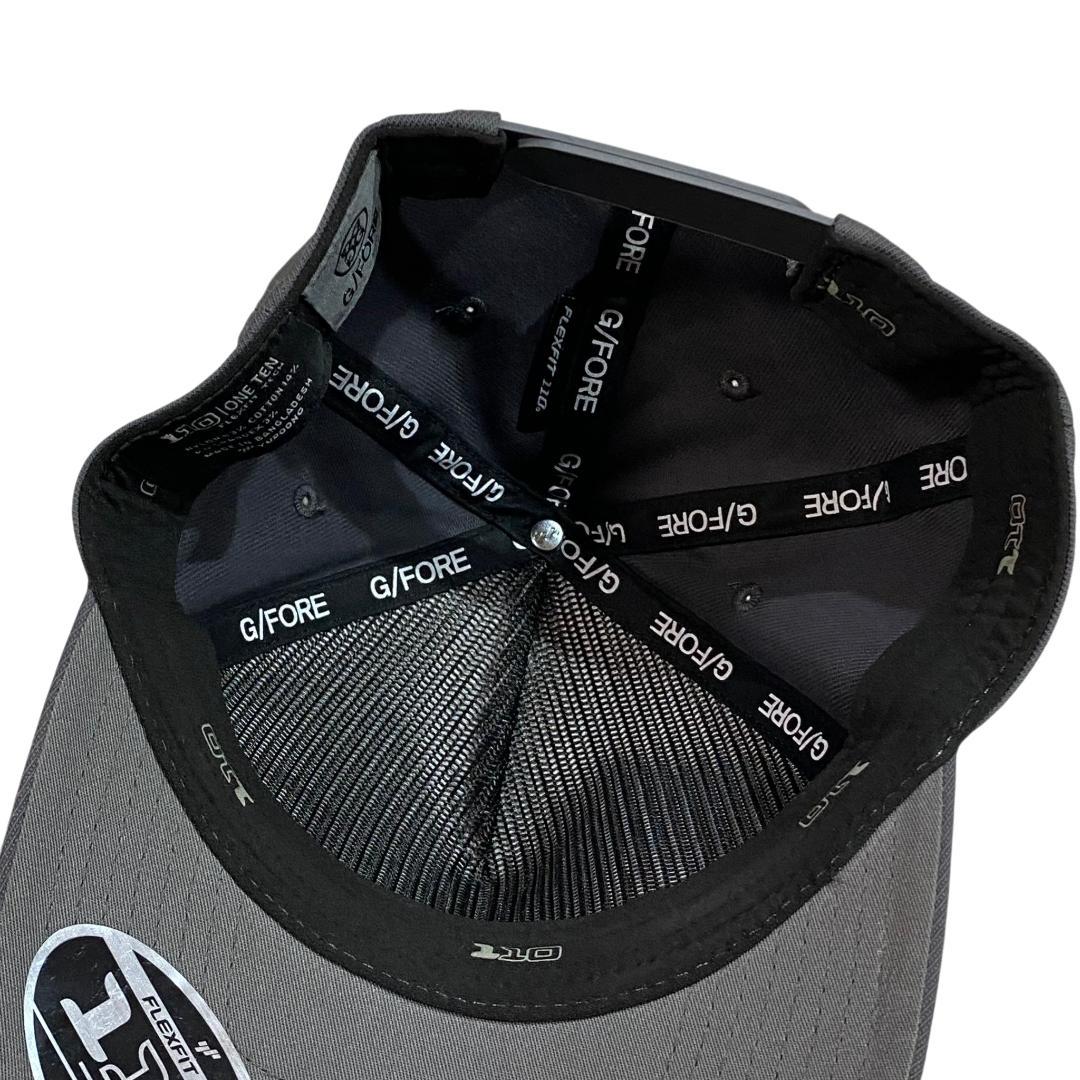 G/FORE ジーフォア フラットバイザー キャップ グレー PОPS
