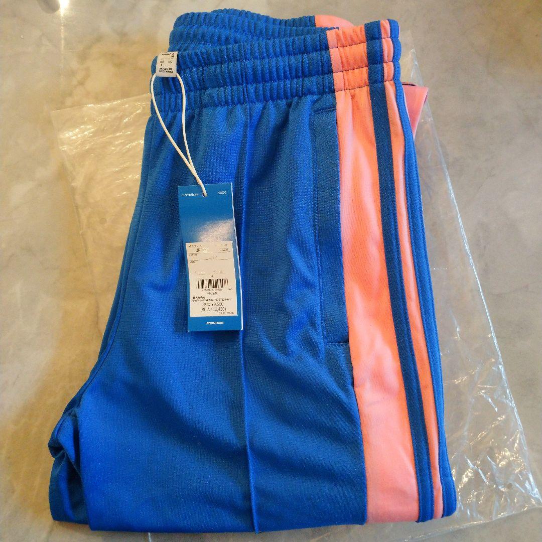 adidas レディース ジャージパンツ 青・ピンク