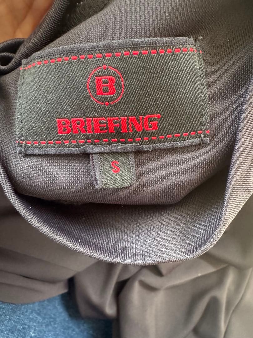 BRIEFING ブラックシャツ S