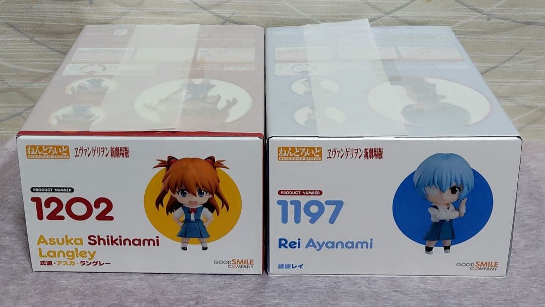 エヴァンゲリオン新劇場版ねんどろ式波アスカ&綾波レイフィギュア