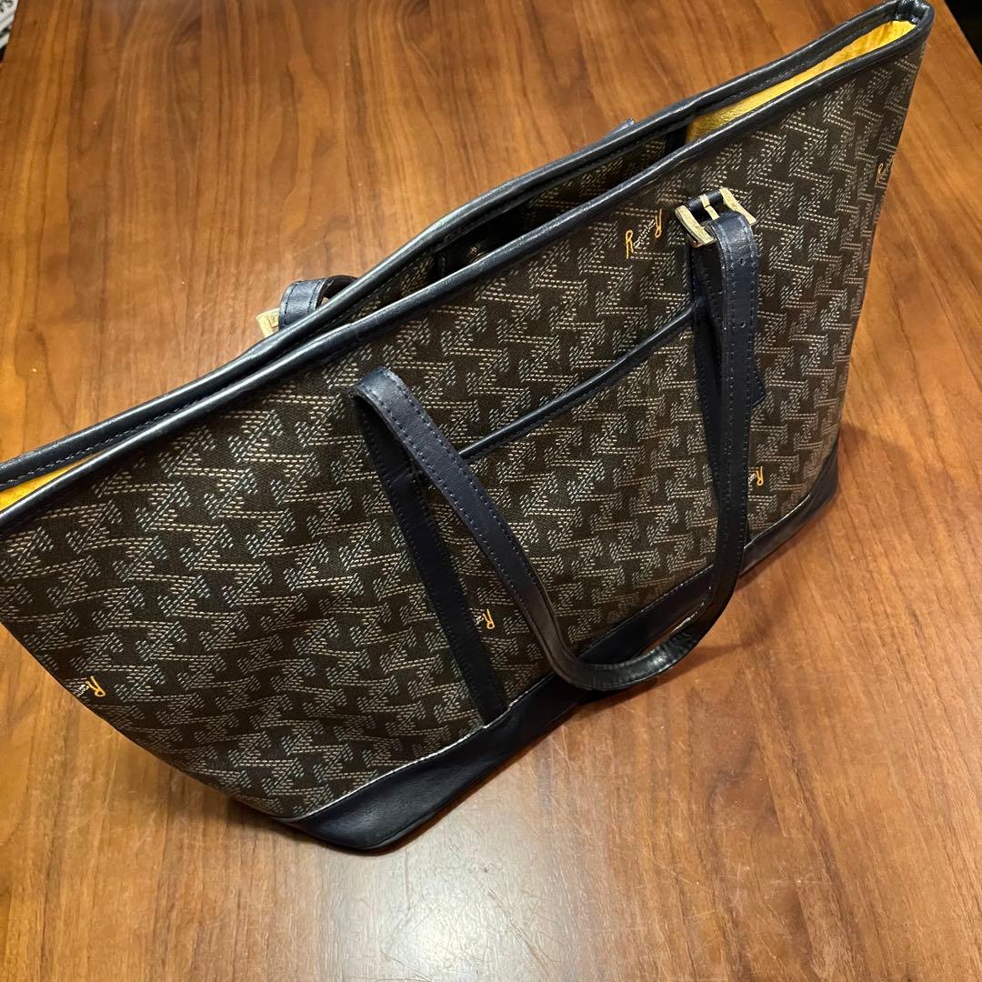 レザレクション　トートバッグ　ネイビー