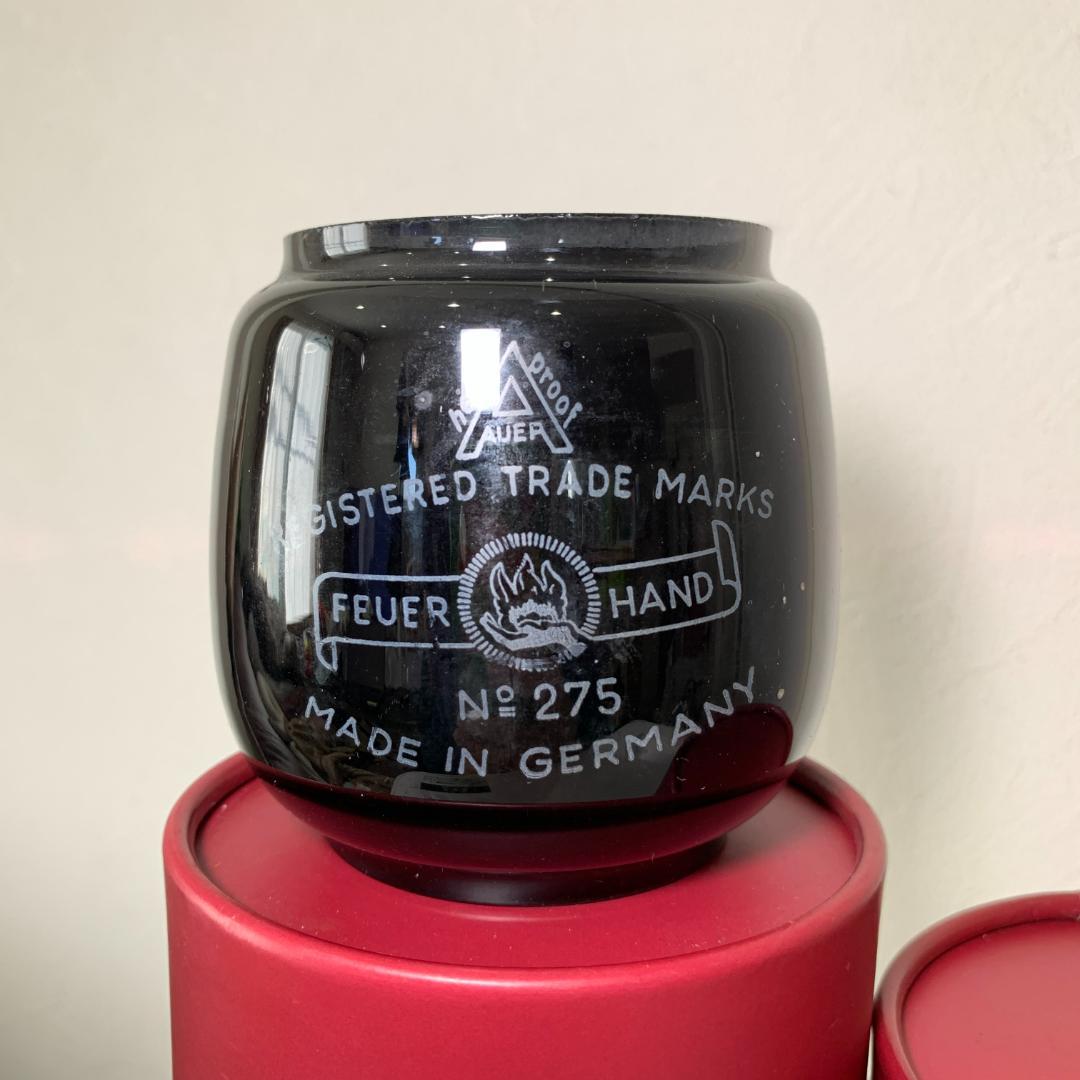 ホヤ グラス FEUERHAND 275 AUER ビンテージ ブラック塗装
