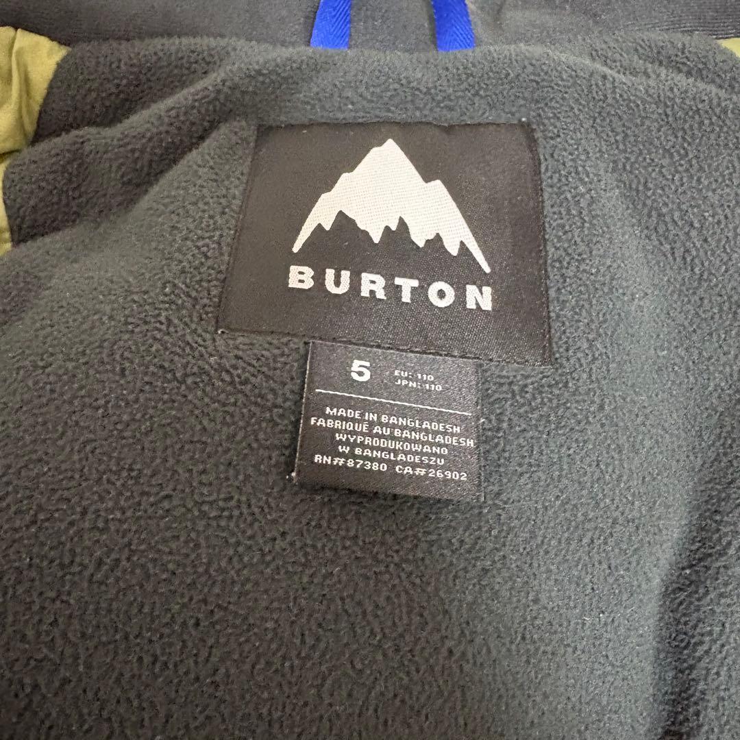 BURTONスノーボードウェアキッズトドラー上下セットビブパンツジャケット