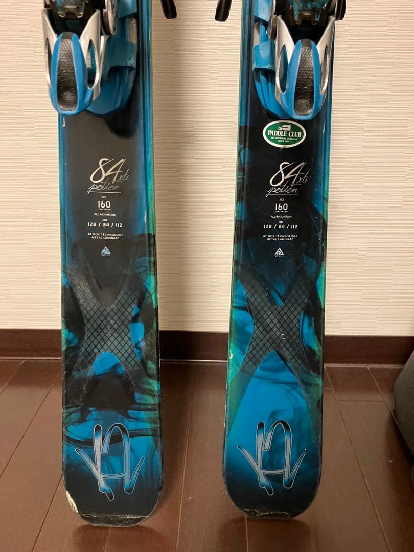（値下げしました）レディース中級スキー板　K2 Potion 160 傷多め