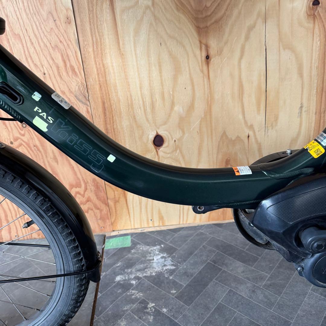 電動アシスト自転車 グリーン シティタイプ バスケット付き