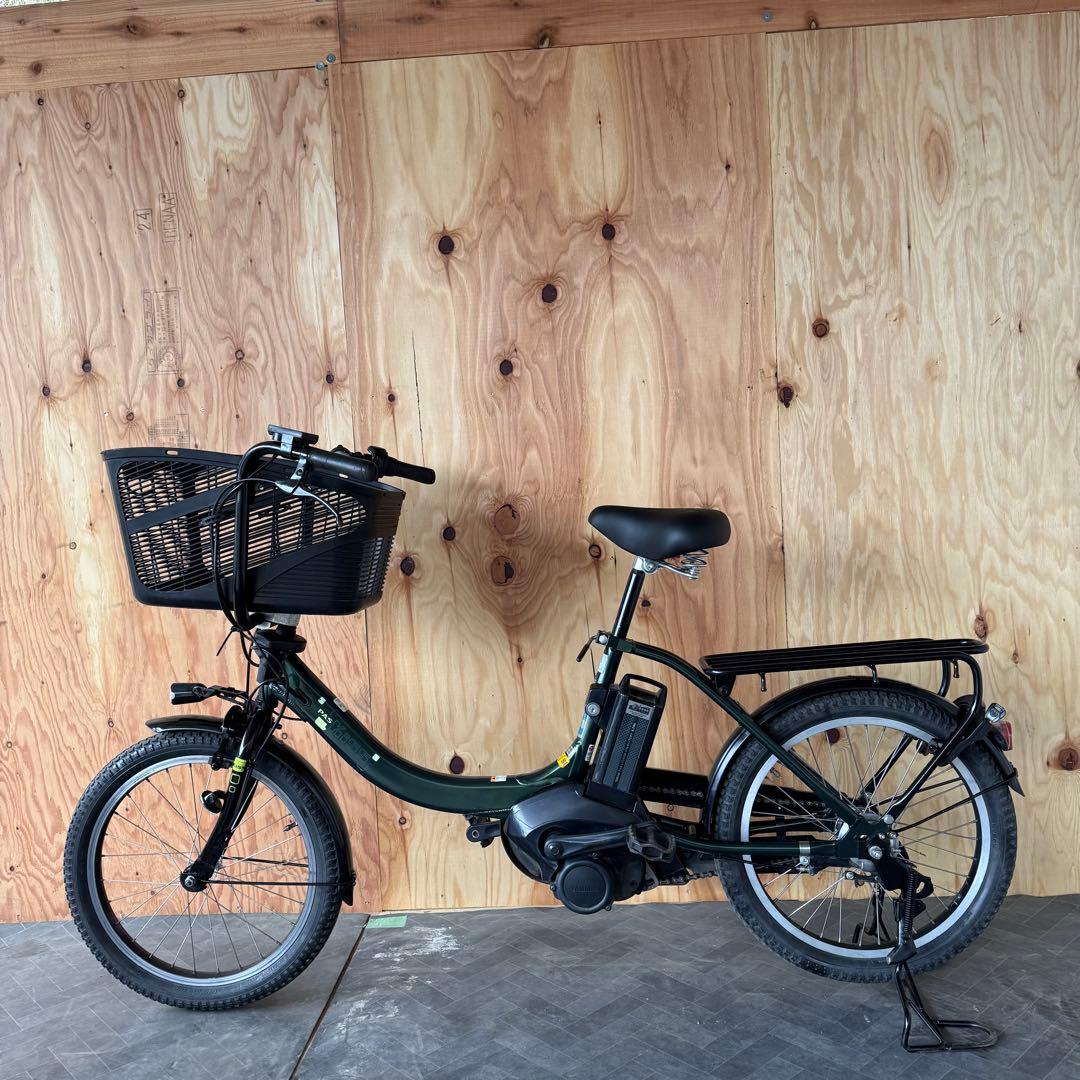 電動アシスト自転車 グリーン シティタイプ バスケット付き
