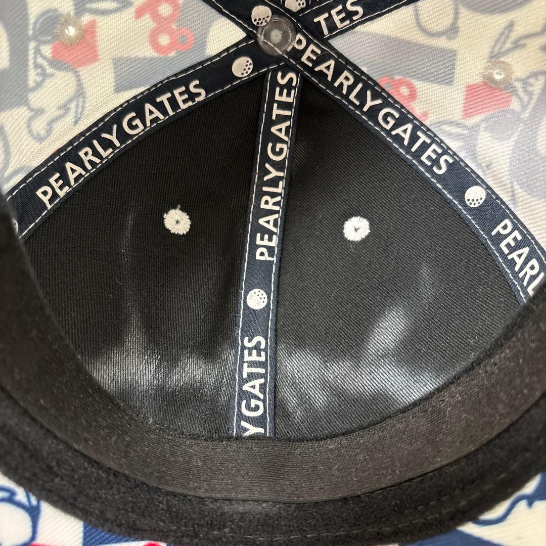 PEARLY GATES スヌーピー柄キャップ