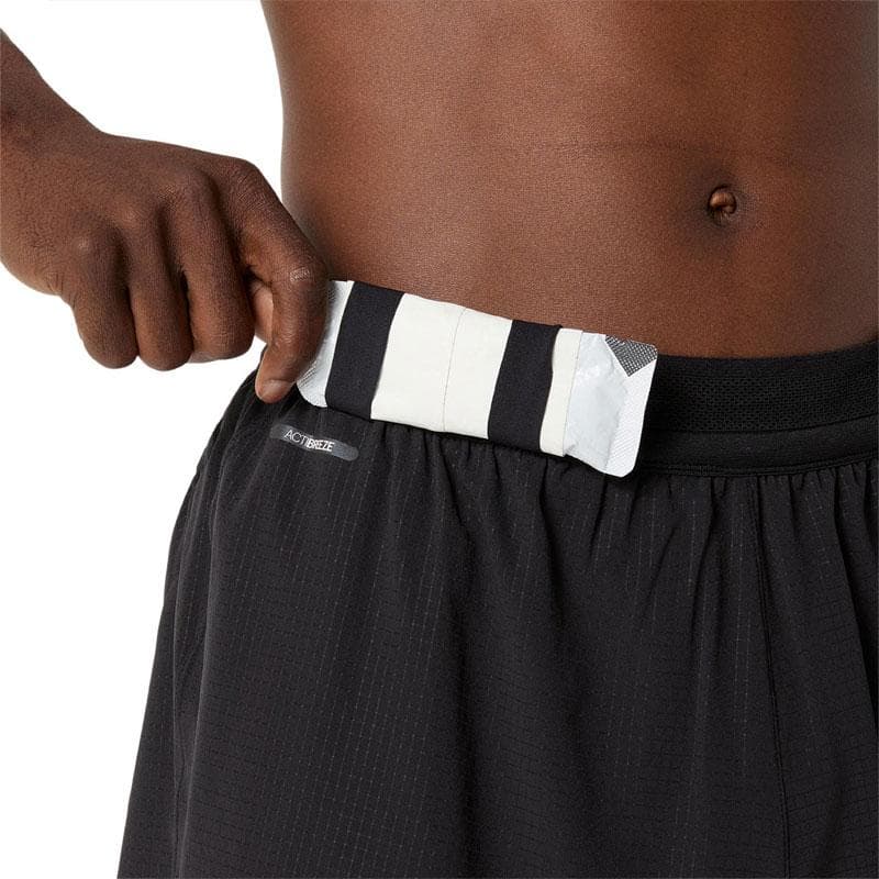 【新品 L-XL ブラック】アシックスRUN5インチショーツ
