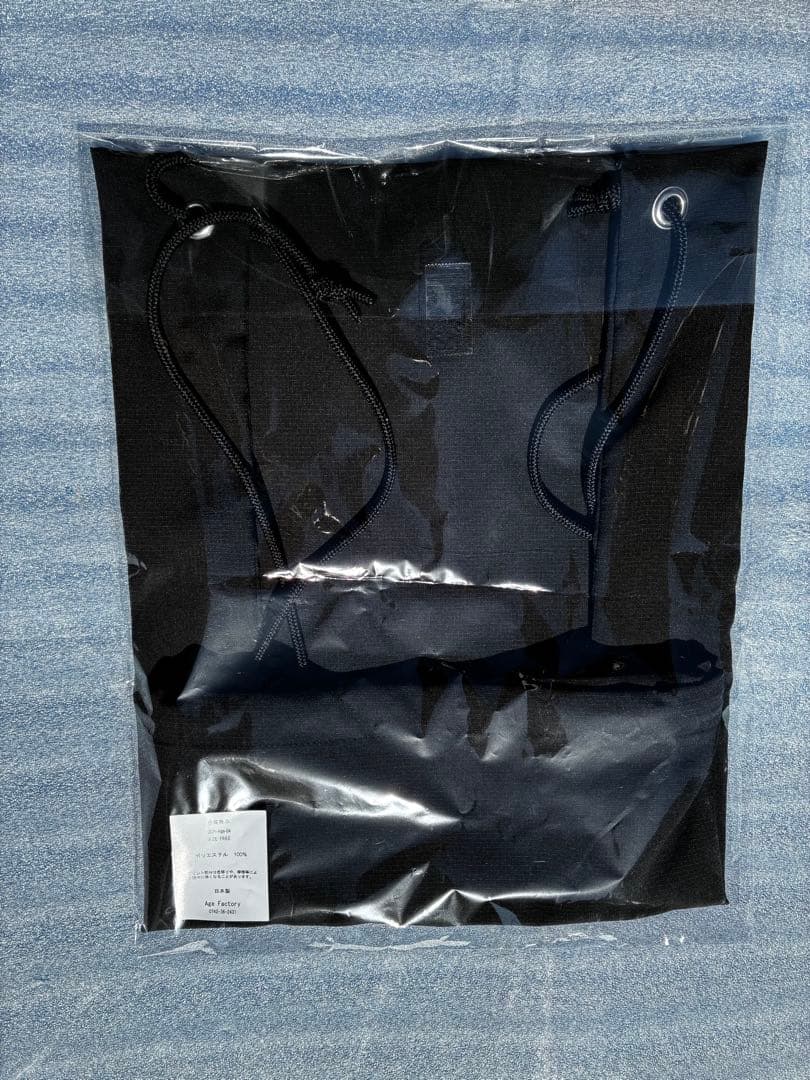 ミュージシャン AGE FACTORY Logo Knapsack Black