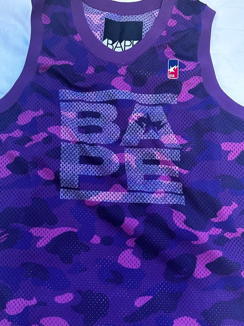 BAPE アベイシングエイプ タンクトップ L バスケットボール