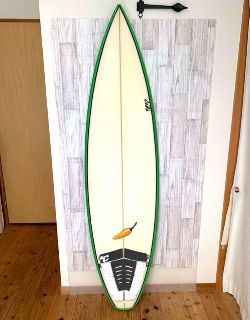 6'0”  ショートボード　チリサーフボード　中古品