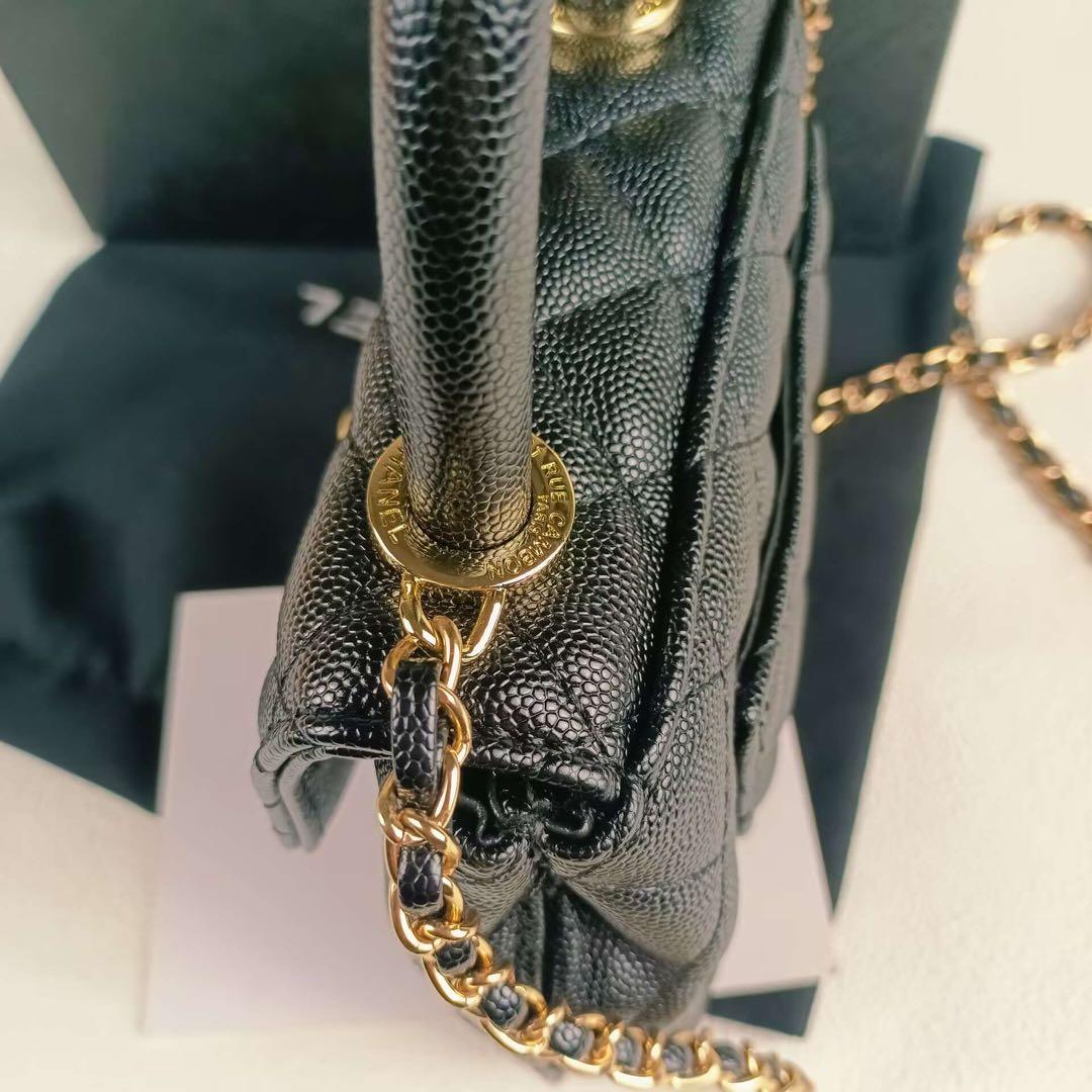 CHANEL ノベルティ ミニショルダーバッグ キルティング ゴールド 2WAY