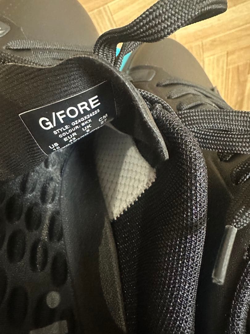 新入荷G/FOREメンズシューズG.112 ブラック　size27㎝