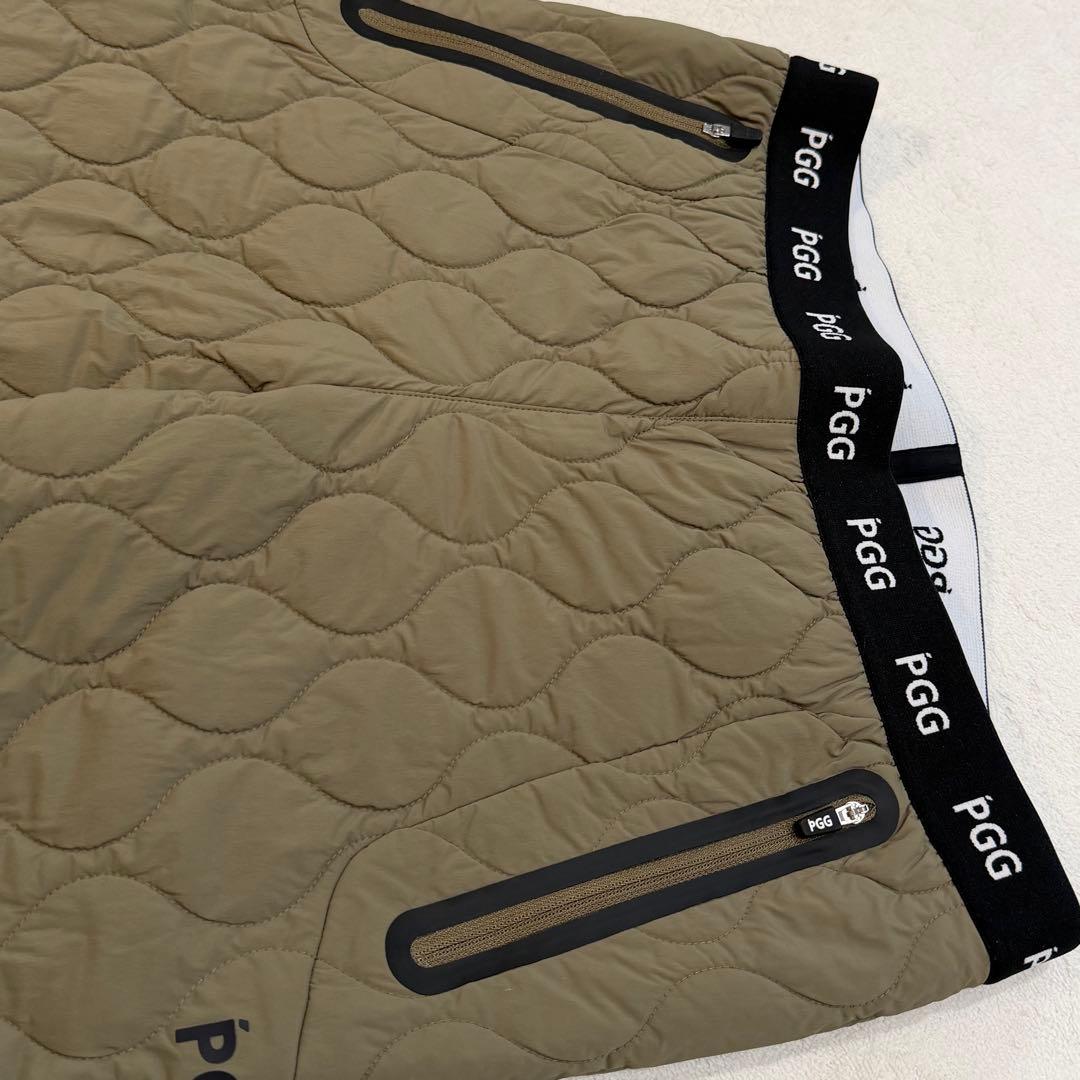 パーリーゲイツ PGG 中綿キルティングパンツ　カーキ　定価39600円　L