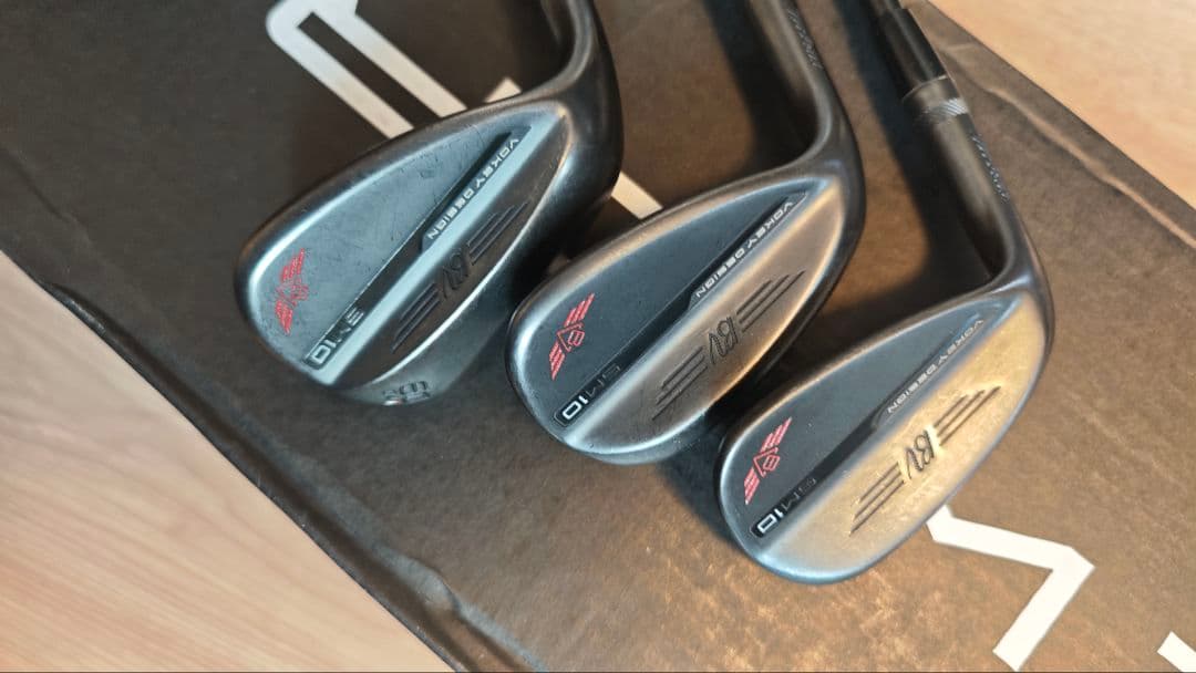 VOKEY SM10 jet black 特注品 レフティ 3本セット