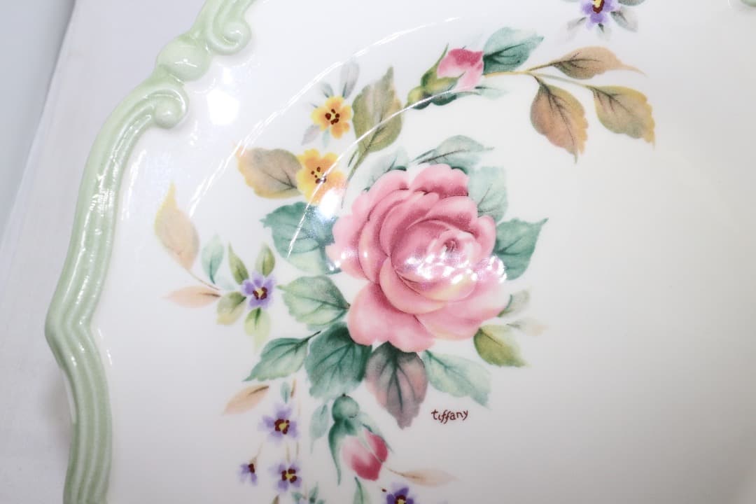 Tiffany Boutique ティファニー イタリア製 プレート 大小 2枚