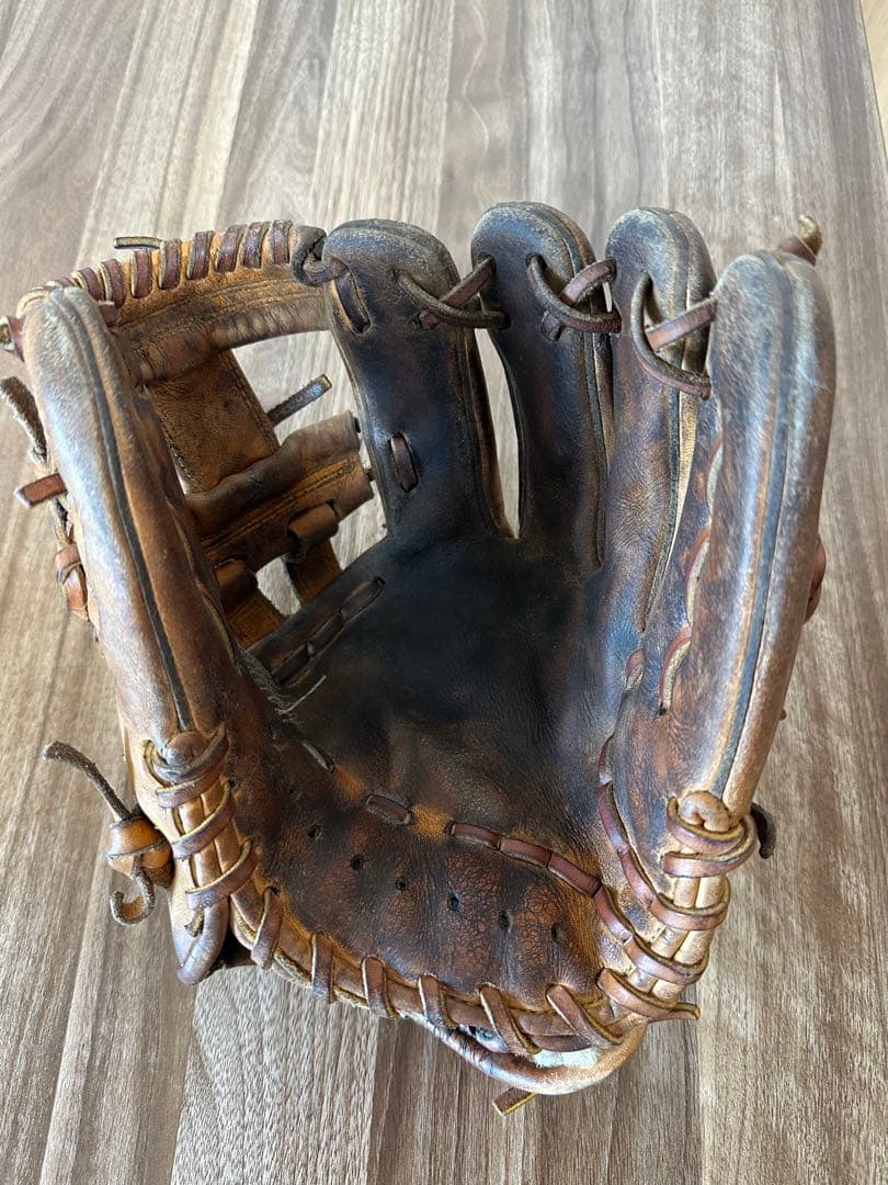 ドナイヤ ブラウン レザー 硬式グローブ 高校生