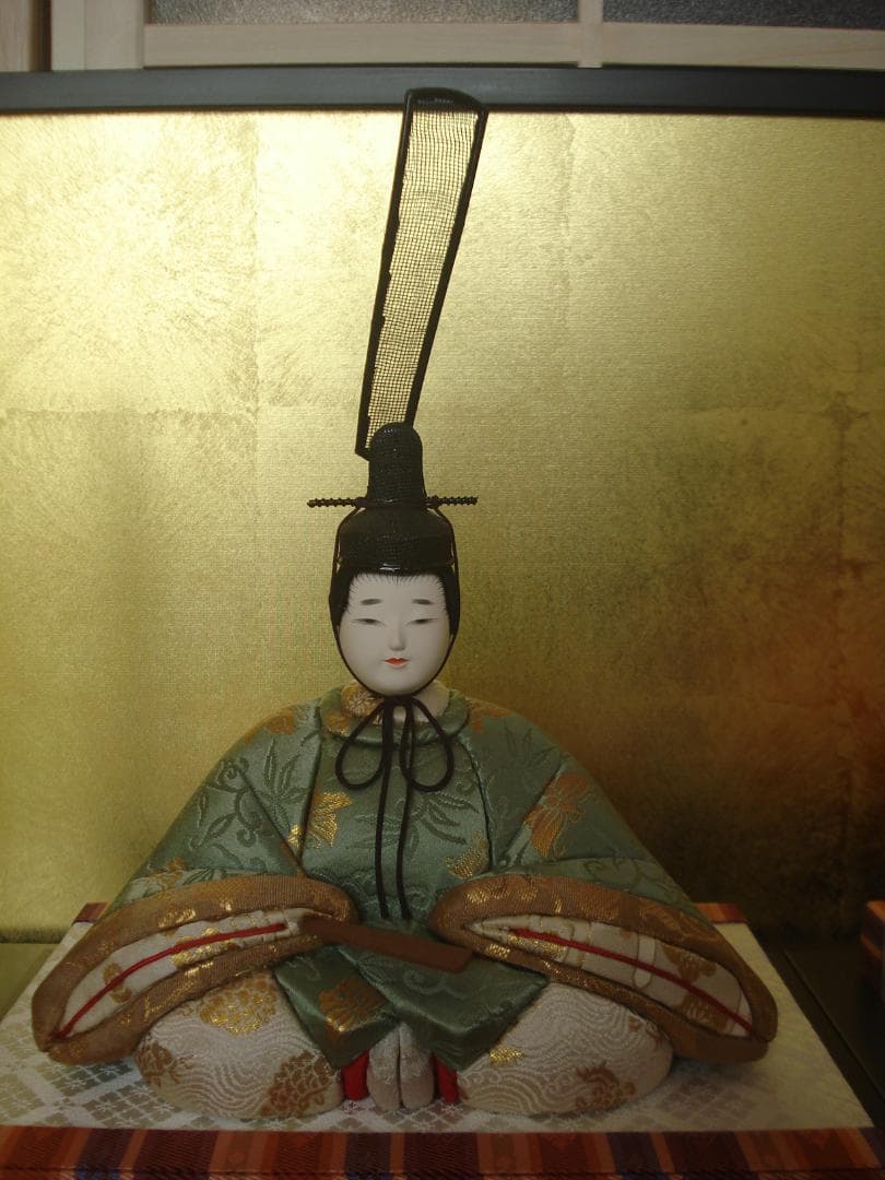 原米洲　雛人形　お雛様　親王飾り　ひな祭り　木目込み　人形　日本人形
