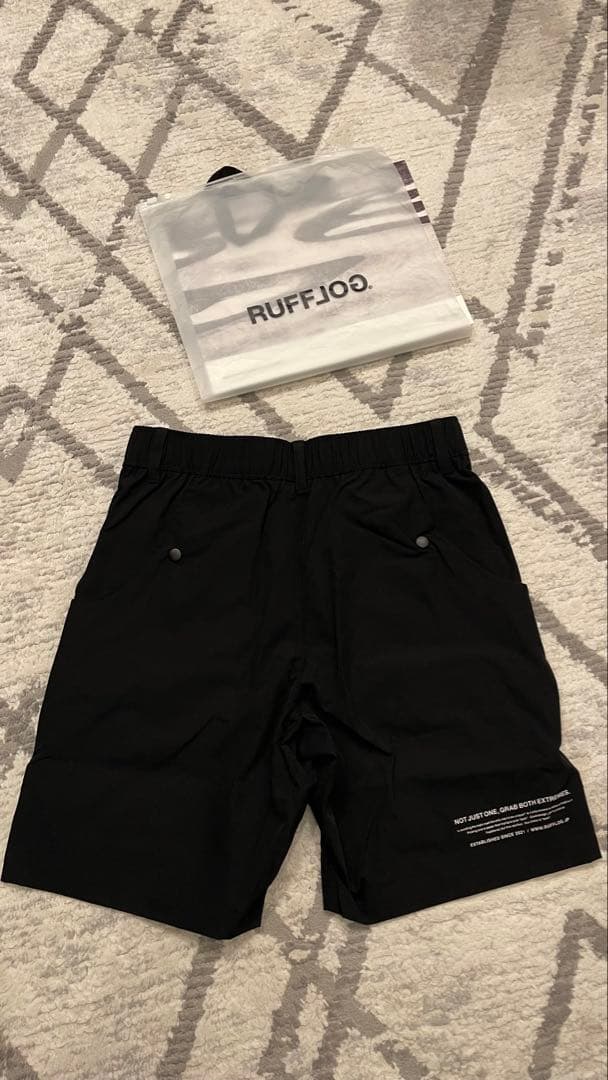 ラフログRUFFLOG ショートパンツMブラック