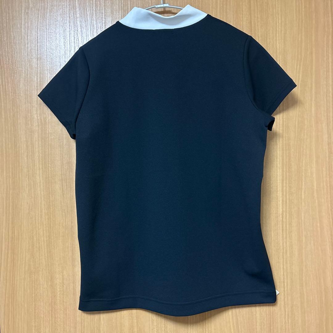 新品LOVEキャロウェイ半袖モックネックシャツ♡黒LL♡callawayゴルフ