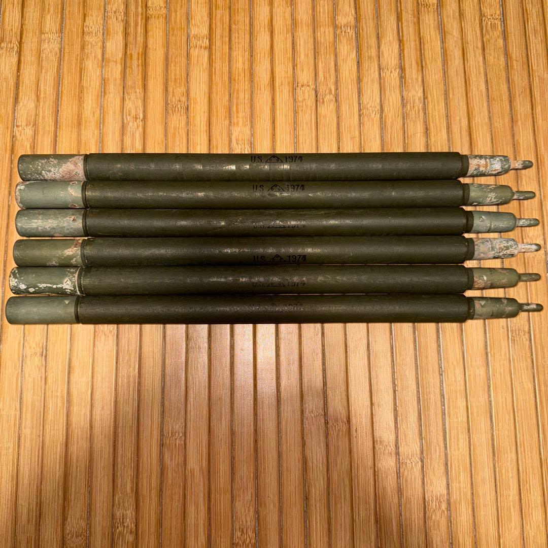 【希少】USパップテント ポール11本セット