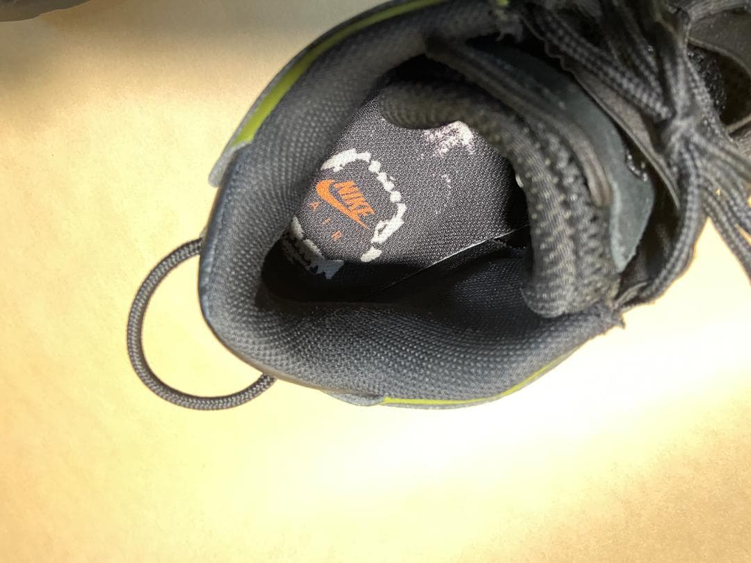 NIKE AIR MORE UPTEMPO モアテン ブラック/オリーブ 中古