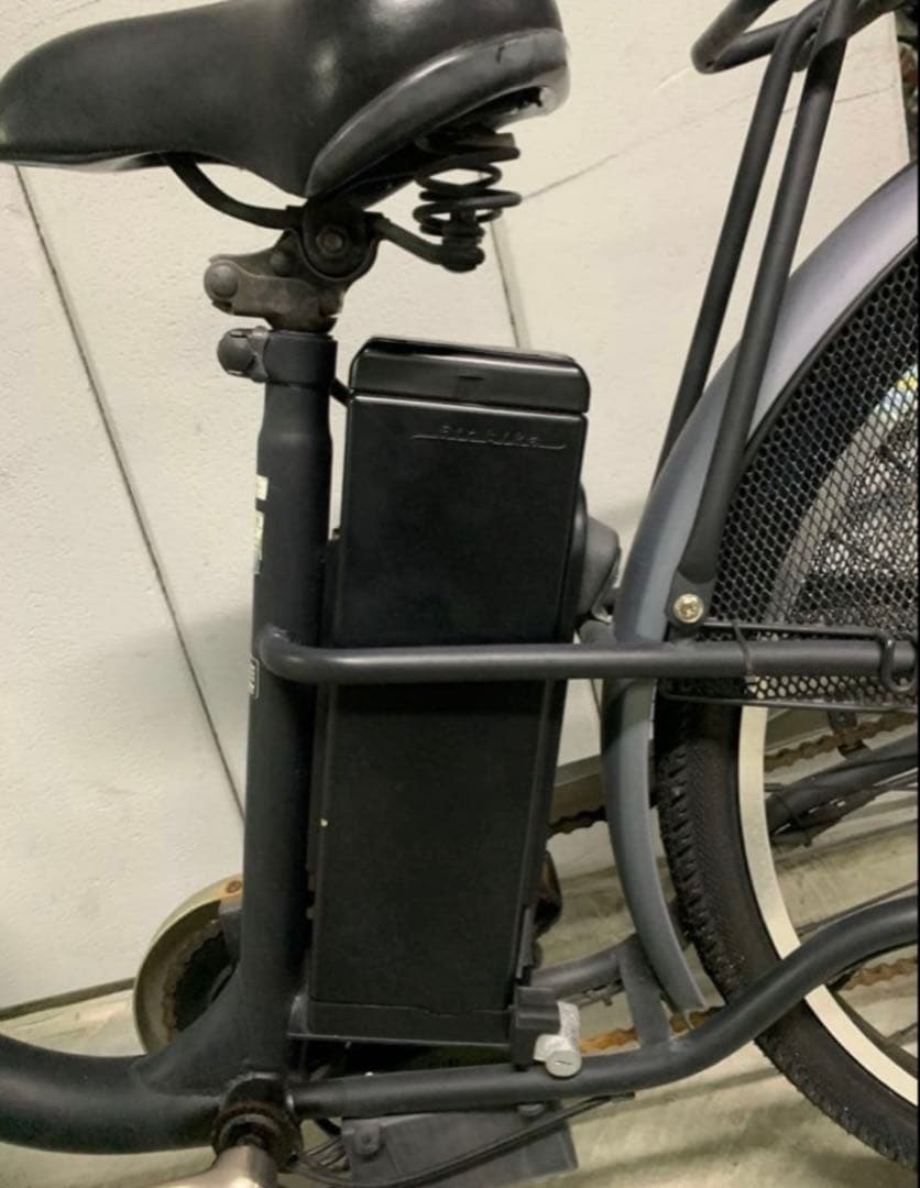 電動アシスト自転車　Air bike 2way 26インチ　カゴ付き　引取り限定