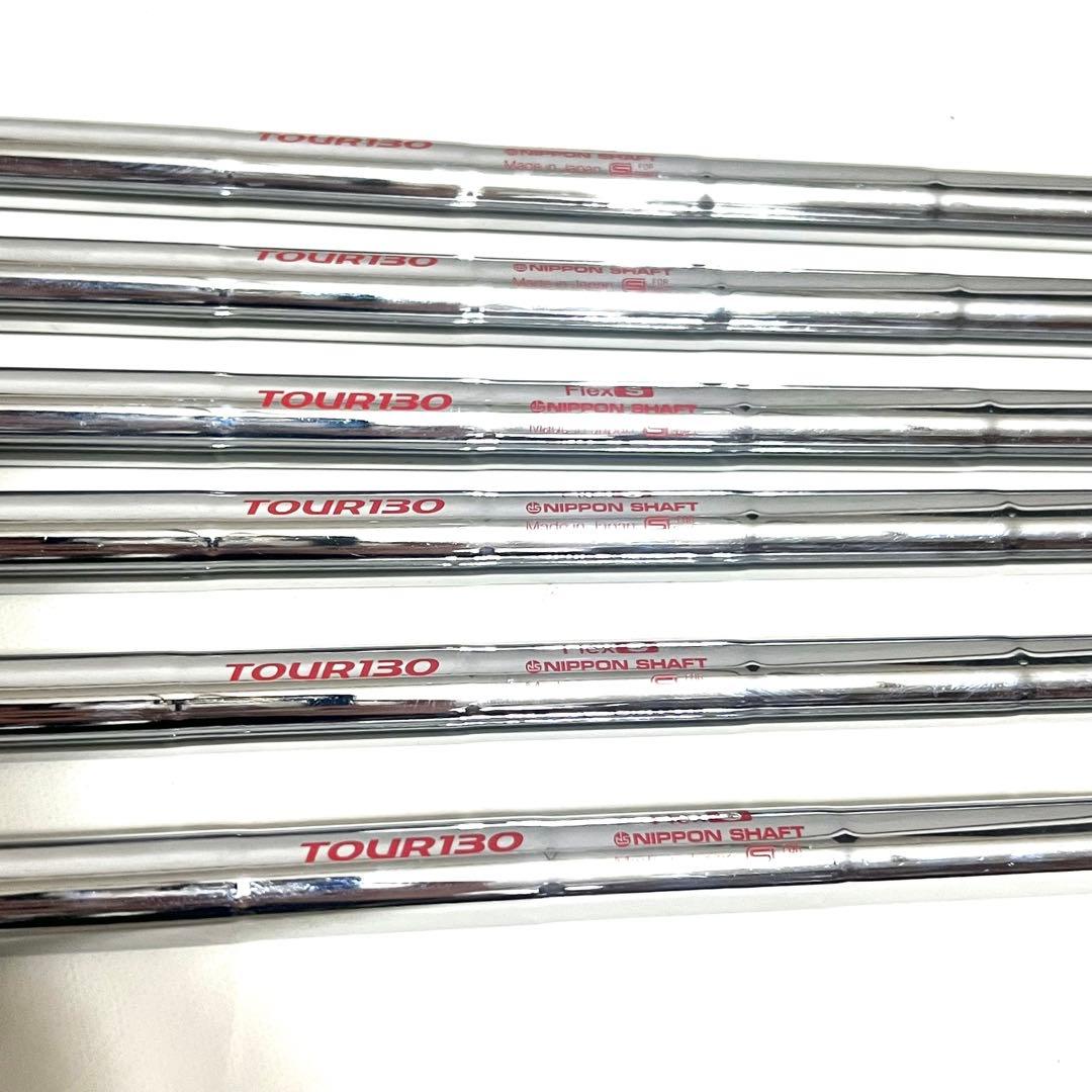 美品 N.S.PRO MODUS3 TOUR 130 S 6本セット シャフト