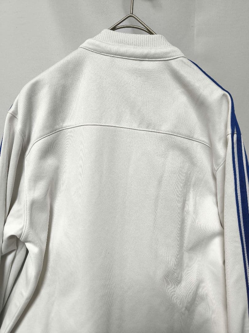 【訳あり】adidas Chelsea FC アンセムジャケットMワッペン　白赤