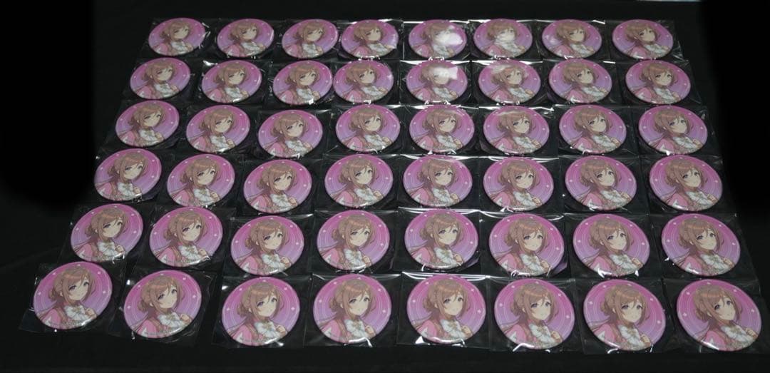 学園アイドルマスター 学マス 姫崎莉波 スマイルベースカフェ 缶バッジ 48個