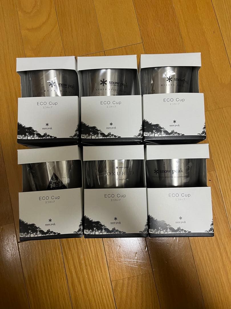 【限定品あり】スノーピーク エコカップ　6点セット