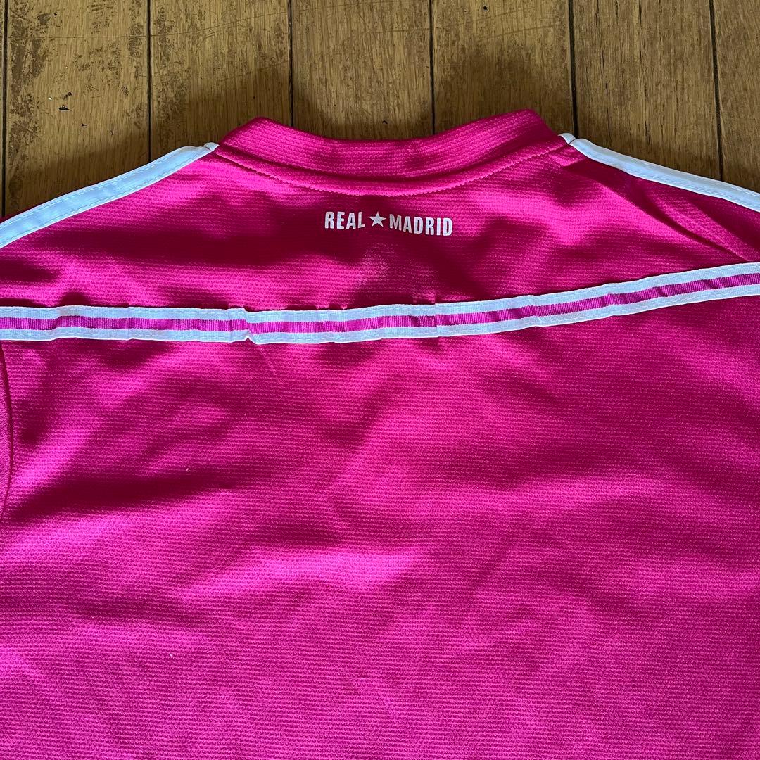 adidas レアル・マドリード ピンク 半袖シャツ