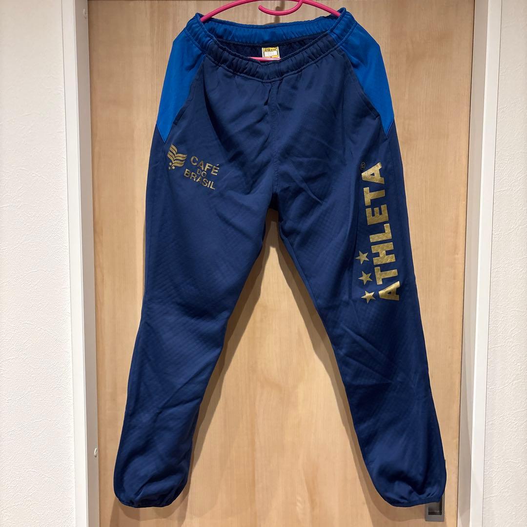 極美品ATHLETA ハーフジップジャージ上下 セットアップ ネイビー Mサイズ