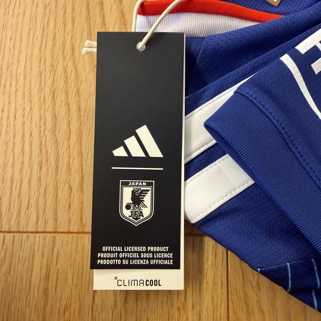 【新品未使用】レア2026年サッカー日本代表レプリカユニフォームM（みずほ銀行）