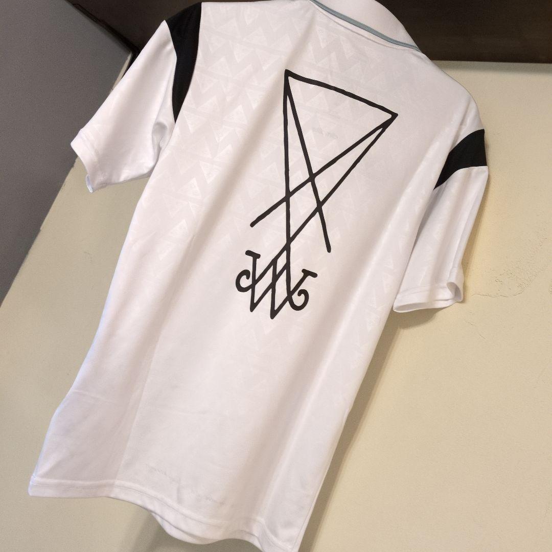 美品　adidas x welcome skateboards ゲームシャツ