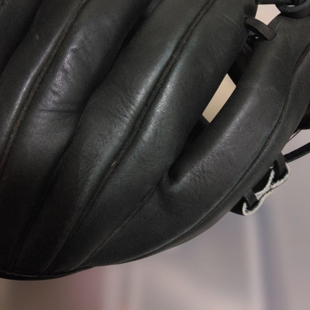 Mizuno 黒 レザー 野球用グローブ