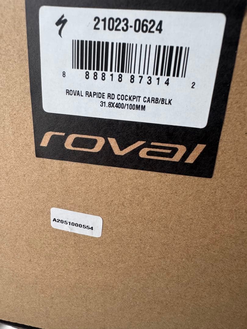 Roval RapideCOCKPIT. ステム100mm 幅400mm