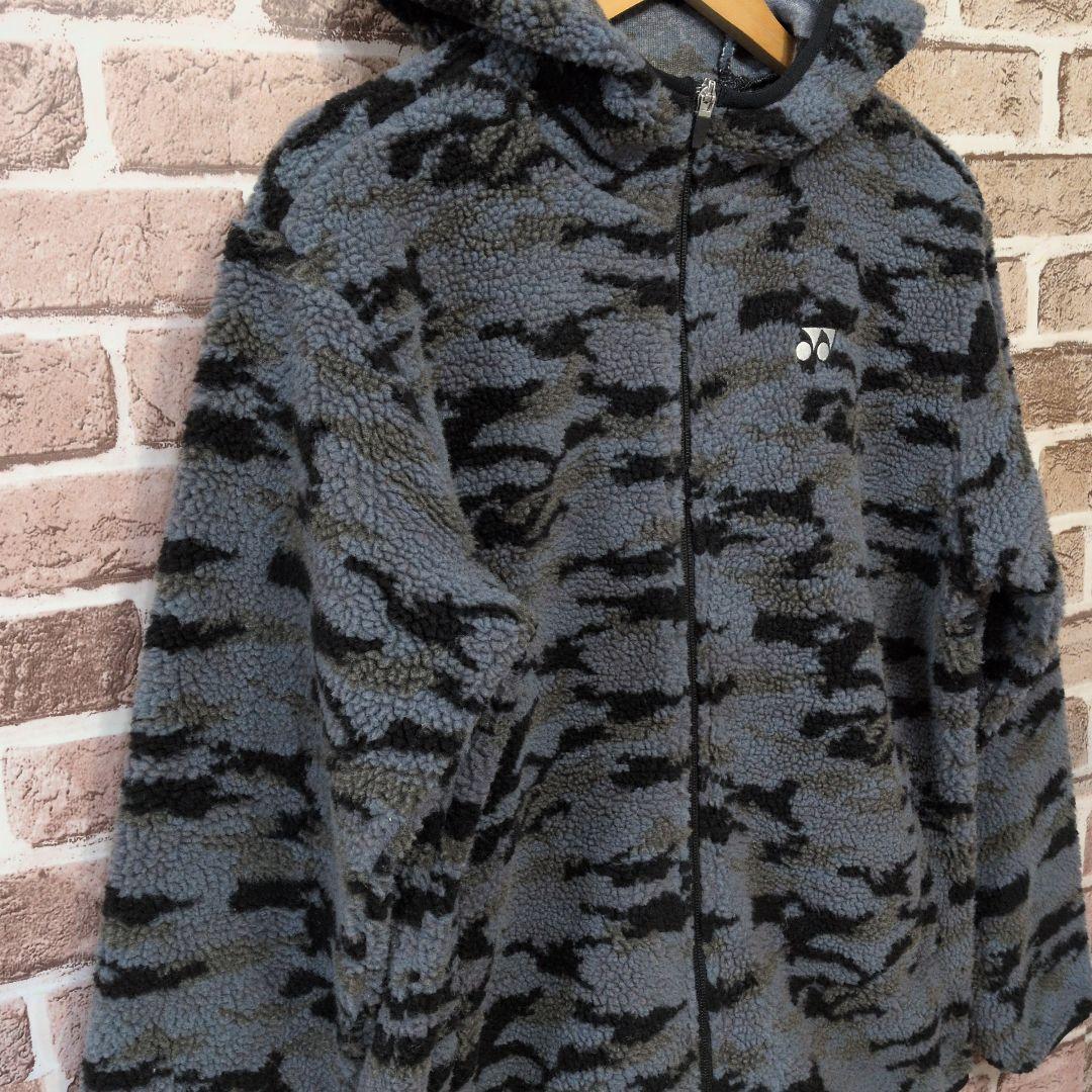 YONEX　ボアフルジップパーカー XXLサイズ 防寒 もこもこ
